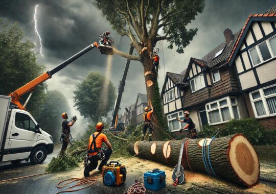 How Tree Surgeons Handle Emergency Tree Services