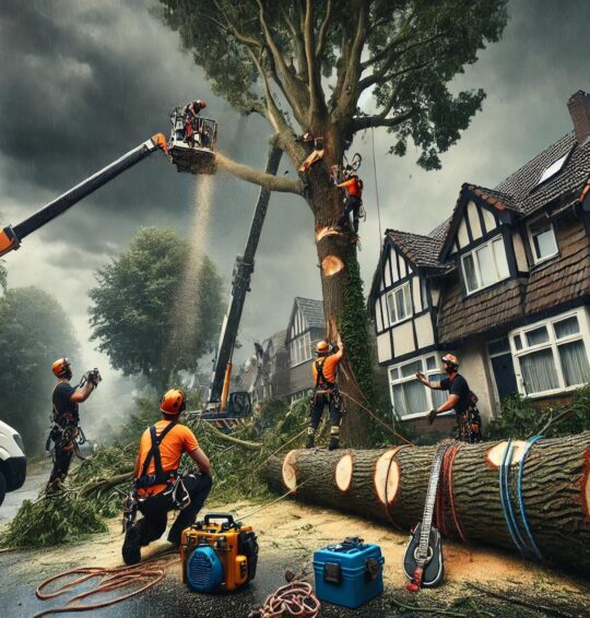 How Tree Surgeons Handle Emergency Tree Services