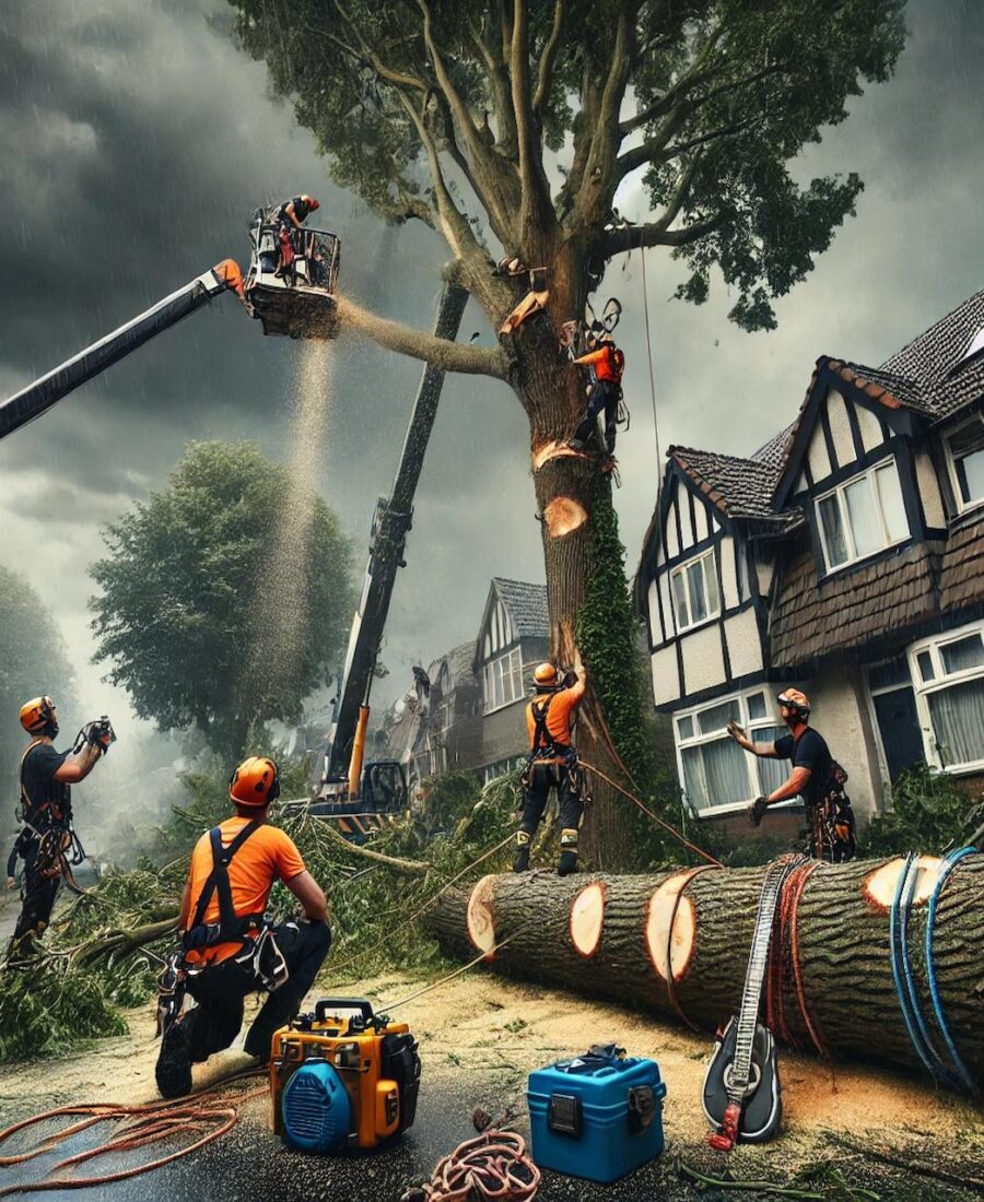 How Tree Surgeons Handle Emergency Tree Services