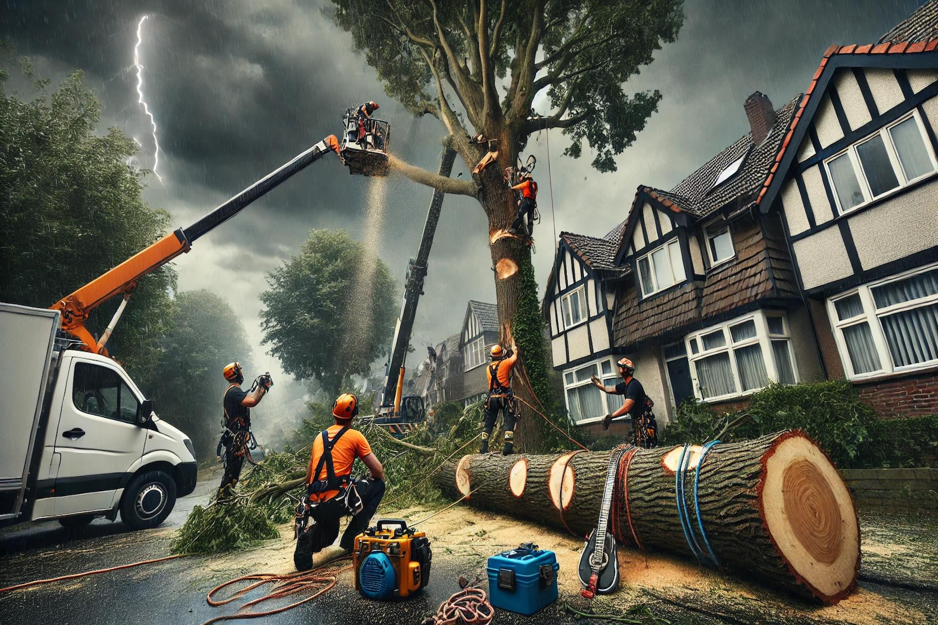 How Tree Surgeons Handle Emergency Tree Services